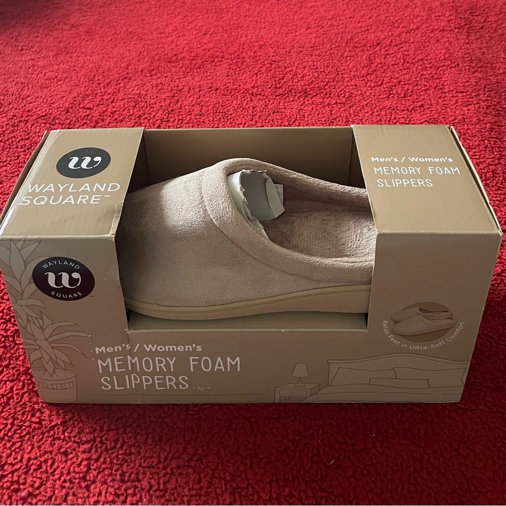 WAYLAND MEMORY FOAM SLIPPERS